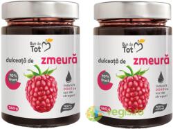 BUN DE TOT Pachet Dulceata de Zmeura fara Zahar 360g+360g
