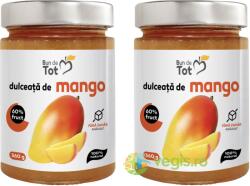 BUN DE TOT Pachet Dulceata de Mango fara Zahar 360g+360g