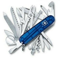 Victorinox Briceag Victorinox SwissChamp, albastru transparent - 1.6795. T2 (1.6795.T2)