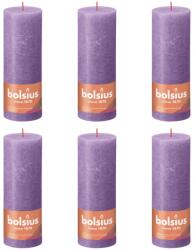 Bolsius Lumânări bloc rustice Shine, 4 buc. , violet vibrant, 190x68 mm 103668850355 (440848)