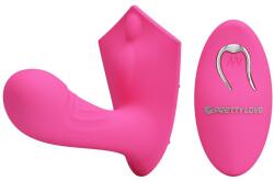 Pretty Love Vibrator G-spot Walker Remote Control 12 Moduri Vibratii Silicon USB Roz 9.5 cm Vibrator
