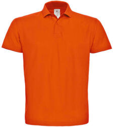 B and C Férfi galléros póló rövid ujjú B&C Piqué Polo Shirt - PUI10 - 4XL, Narancssárga