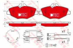 TRW Set placute frana, frana disc MERCEDES E-CLASS T-Model (S211) (2003 - 2009) TRW GDB1542DTE