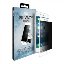 Eiger Folie protectie Eiger Sticla 3D Privacy pentru iPhone 8 Plus / 7 Plus / 6s Plus / 6 Plus White (0.33mm, 9H, case friendly, curved, oleophobic) (EGSP00162)