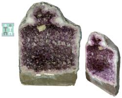 Geoda Ametist cu Calcit Naturala Brazilia - 58x42x28 cm - Unicat