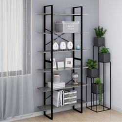 vidaXL Dulap înalt, gri beton, 100x30x210 cm, PAL (806561) Biblioteca