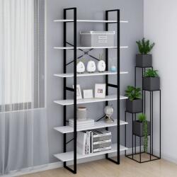 vidaXL Dulap înalt, alb, 100x30x210 cm, PAL (806557) Biblioteca