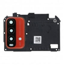  Xiaomi Redmi 9T kamera lencse és takaró alaplapi burkolattal, narancs (gyári)