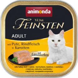 Animonda Vom Feinsten Gourmet pulykás, marhás és sárgarépás alutálkás macskaeledel (32 x 100 g) 3, 2 kg