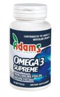 Adams Supplements Omega 3 supreme 1000mg 90cps ADAMS SUPPLEMENTS