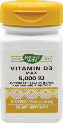 Nature's Way Vitamina D3 5000UI, 60cps, Nature's Way