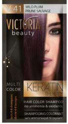 Victoria Beauty VICTORIA Keratin Therapy Hajszínező Sampon 40ml - V41 Vadszilva