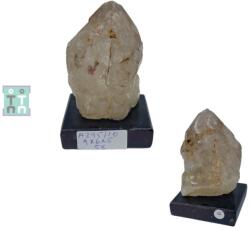  Cuart Elestial Fumuriu Brut Natural cu Suport - 9x6x5 cm - Unicat