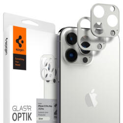 Spigen Optik. Tr 2x sticla temperata pentru camera iPhone 13 Pro / 13 Pro Max, argint