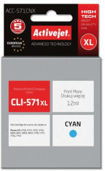 ACTIVEJET Cartus Imprimanta ACTIVEJET COMPATIBIL ACC-571CNX for Canon printer; Canon CLI-571C XL replacement; Supreme; 12 ml; cyan (ACC-571CNX)
