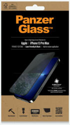 Panzer Folie Apple iPhone 13 Pro Max Case Friendly Privacy AB, Black (PROP2746)