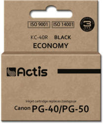 ACTIS Cartus Imprimanta ACTIS COMPATIBIL KC-40R for Canon printer; Canon PG-40 / PG-50 replacement; Standard; 25 ml; black (KC-40R)