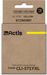 ACTIS Cartus Imprimanta ACTIS COMPATIBIL KC-571Y for Canon printer; Canon CLI-571Y replacement; Standard; 12 ml; yellow (KC-571Y)