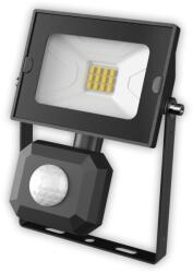 Avide LED Reflektor Slim SMD 10W, 4000K, PIR + Gyorscsatlakozós, 800 lumen, Fekete, IP44 (ABSSFLNW-10WQC-PIR)