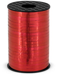 PartyDeco Kötöző szalag, metál piros, 225m*5mm