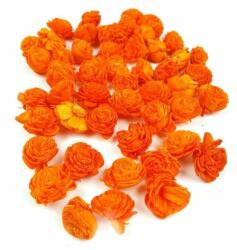  Shola Belly szárazvirág fej 2 cm - Narancs
