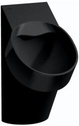 Laufen Val leszívó rendszerű rimless vizelde hálózati öblítésvezérléssel, fényes fekete H8402860200001 (H8402860200001)