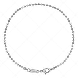 BALCANO - Ball Chain / Nemesacél bogyós bokalánc magasfényű polírozással - 2mm / 26 cm