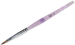 Moonbasanails Pensula pt. portelan îndreptat P002-2 Violet