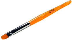 Moonbasanails Pensula plata pt. Gel Z003-8 portocale