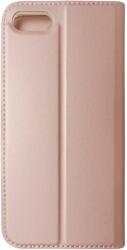 Husa tip carte cu stand Magnet Skin roz aurie pentru Apple iPhone 7, 8, SE2 2020, SE3 2022