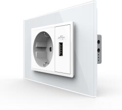 LIVOLO Priza simpla cu USB Livolo standard italian