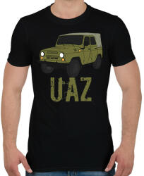 printfashion uaz - Férfi póló - Fekete (5758545)