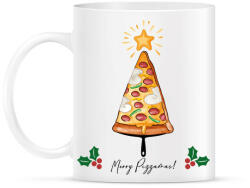 printfashion Merry Pizzamas pizzalapáttal - Bögre - Fehér (5765175)