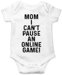 printfashion Mom, I can't pause an online game! - Baba Body - Fehér (5788784)