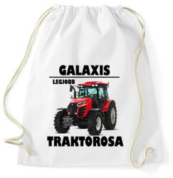printfashion Galaxis legjobb traktoros - Sportzsák, Tornazsák - Fehér (5779764)