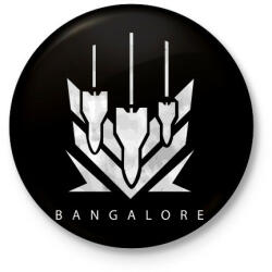 printfashion Apex Legends - Bangalore - Kitűző, hűtőmágnes - Fekete (3097795)