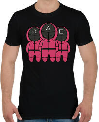 printfashion Squid Game - Nyerd meg az életed - Férfi póló - Fekete (5762826)