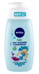 Nivea Kids 2in1 Shower & Shampoo Magic Apple Scent 2 az 1-ben gyengéd tusfürdő és sampon 500 ml gyermekeknek