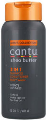 Cantu Shea Butter Men'S 3in1 sampon és kondícionáló 400 ml