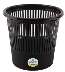 BLUERING Rácsos fekete 16l-es 315x305mm műanyag papírkosár (3838988) - bestbyte