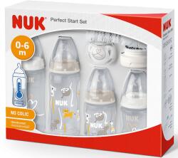 Nuk Set biberoane Nuk FC - Temperature Control, Perfect start, 10 piese, neutru (10225267)