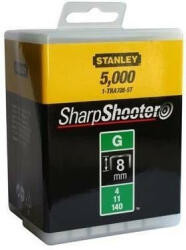 Stanley 1-TRA708-5T "G" tűzőkapocs 12 mm, 5000 db/csomag (1-TRA708-5T) - ilmo