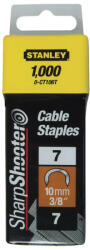 Stanley 1-CT106T 3/8" tűzőkapocs "C" kábelhez, 10 mm, 1000 db/csomag (1-CT106T) - ilmo