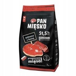 Pan Mięsko PAN MIĘSKO Hrana uscata pentru caini adulti talie medie, cu vita si capra 9 kg