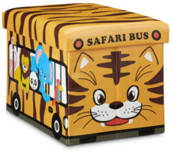 Safari Buszos Gyerek Puff, Tárolóval