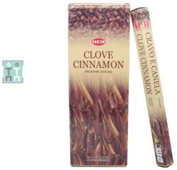 HEM Betisoare Parfumate HEM Clove Cinnamon - 15 g - Alchimia Abundentei Divine - Incense Sticks - 1 Set
