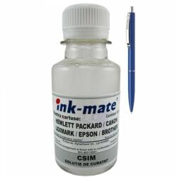 Ink-Mate Solutie de curatare InkMate compatibil HP F9K06A (745) 100ml pentru inmuierea capului de cartus si desfundarea duzelor si Pix Schneider