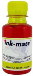 Ink-Mate GI-490Y flacon refill cerneala galben dye Canon 100ml 10.000 pagini (+3000 pagini fata de original)