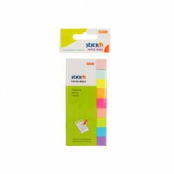 Hopax Stick index hartie color 50 x 12 mm, 9 x 50 file/set, Stick"n - 9 culori neon
