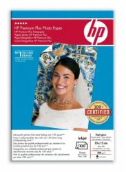 HP Premium Plus High-gloss Photo Paper 280 g/m2-10 x 15 cm plus tab/100 sht